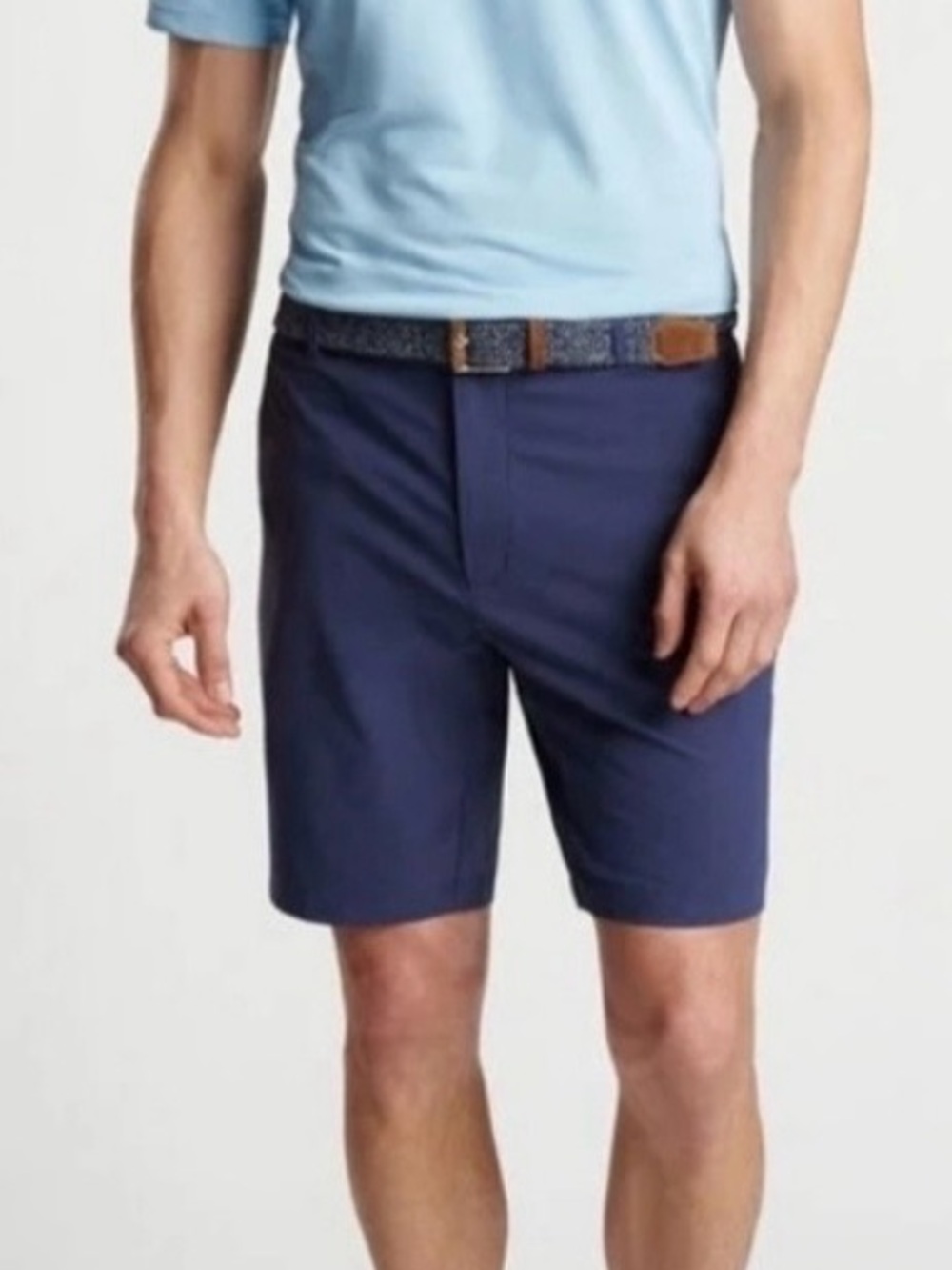 Peter Millar Crown Crafted Surge Taylor Fit Performance Short Navy Men’s 35
